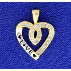 Diamond Heart Pendant