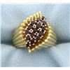 Image 1 : 1/2ct Total Weight Garnet Ring