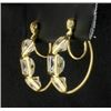 Image 2 : 14K Modern Earrings with CZs