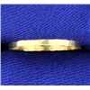 Image 1 : Antique Thin, Hand Pounded Gold Band