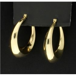 Large Gold Hoop Earrings