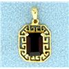 Image 1 : 1 ct Ornate Garnet Pendant