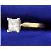 Image 2 : 1.26 carat Princess cut solitaire