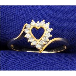 Heart Shape Diamond Ring