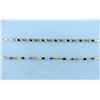 Image 1 : TWO 14k Multi Color Gemstone Bracelets - 20 Carats Total!