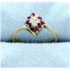 Image 1 : Diamond & Ruby Fashion 14K Ring