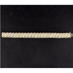 4 Ct TW Champagne Diamond Bracelet