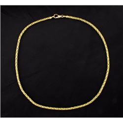 16 1/2 Inch 18K Foxtail Neck Chain