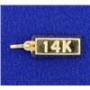 Image 1 : 14K Bar Pendant