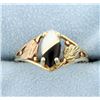 Image 1 : Onyx & Quartz Ying/Yang Ring