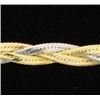 Image 2 : Italian Made 18 1/2 Inch Braided Necklace