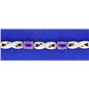 Image 1 : Amethyst & Diamond bracelet