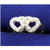 Image 1 : Double Heart Promise Ring