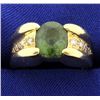 Image 1 : Diamond and Peridot Ring