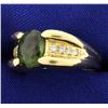 Image 2 : Diamond and Peridot Ring