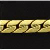 Image 2 : 18 1/4 Inch Italian Made Flat Curb Neck Chain