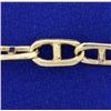 Image 2 : Men's Anchor Chain Heavy Bracelet