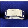 Image 1 : White Gold Men's Band Ring