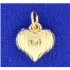 Image 1 : Diamond Cut Puffed Heart Pendant
