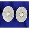 Image 1 : Diamond Cufflinks