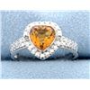 Image 1 : Azotic Topaz & Diamond Sterling silver ring