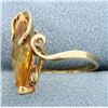 Image 2 : Diamond Shaped Citrine Ring