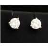 Image 1 : 3/4 Carat TW Diamond Stud Earrings in Platinum