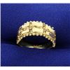 Image 1 : Flexible, Woven Ring in 14K Yellow Gold