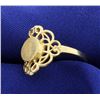 Image 2 : 14K Yellow Gold "J" Monogram Ring