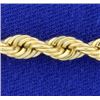 Image 2 : 7 1/2 Inch Rope Style Bracelet