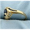 Image 2 : Sapphire & Diamond Ring