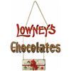Image 1 : Lowney's Chocolates 3pc Chain Hanging Sign