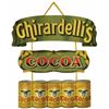 Image 1 : Extremely Rare Ghiradelli Cocoa Die Cut Tin Sign