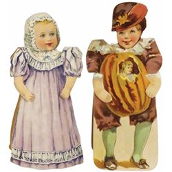 Two Gum Die Cut Paper Trade Cards