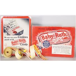 Baby Ruth Candy Boxes and Roll of Paper Tape