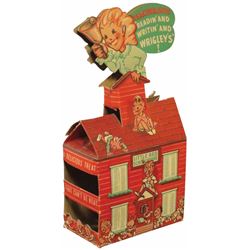 Wrigley's Die Cut Carboard Little Red Schoolhouse