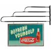 Image 2 : Two sided Coca Cola Hardboard Sign