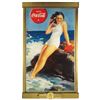 Image 1 : Coca Cola Cardboard Poster in Original Frame