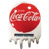 Image 1 : Rare Enjoy Coca Cola "Free Refill" Large Plastic Sign