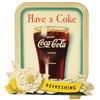 Image 1 : 1949 Coca Cola Die Cut Cardboard Sign