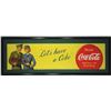 Image 1 : 1940's Coca Cola Cardboard Sign