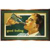 Image 1 : 1939 Coca Cola Die Cut Cardboard Sign