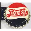 Image 2 : Pepsi Cola Double Dot Masonite Flange Sign