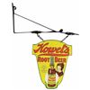 Image 1 : Howel's Root Beer Die Cut Tin Hanging Sign