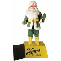 Vernor's Santa Store Display