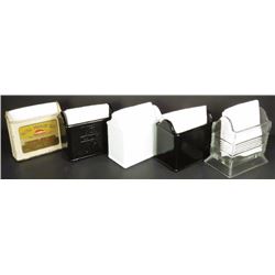 Collection of Soda Fountain Napkin Holders