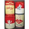 Image 1 : Four 1 Lb. Potato Chip Tins