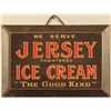 Image 1 : Jersey Ice Cream Beveled Tin Sign