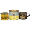 Image 1 : Three Peanut Butter Tins