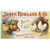 Image 1 : James Rowlan & Co. Printer's Proof